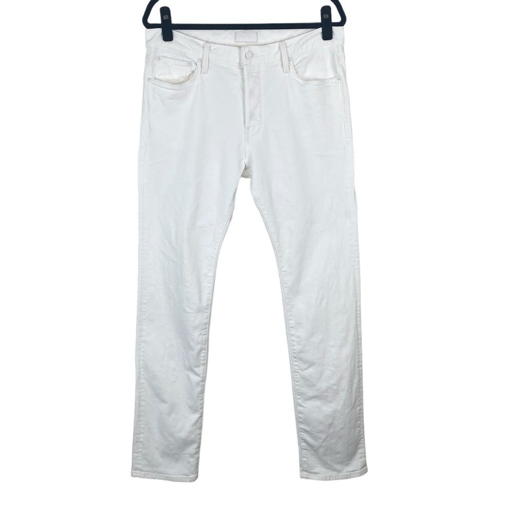 Mother The Neat Jean Mens Sz 34 Tooth & Nail Ivory Slim Straight